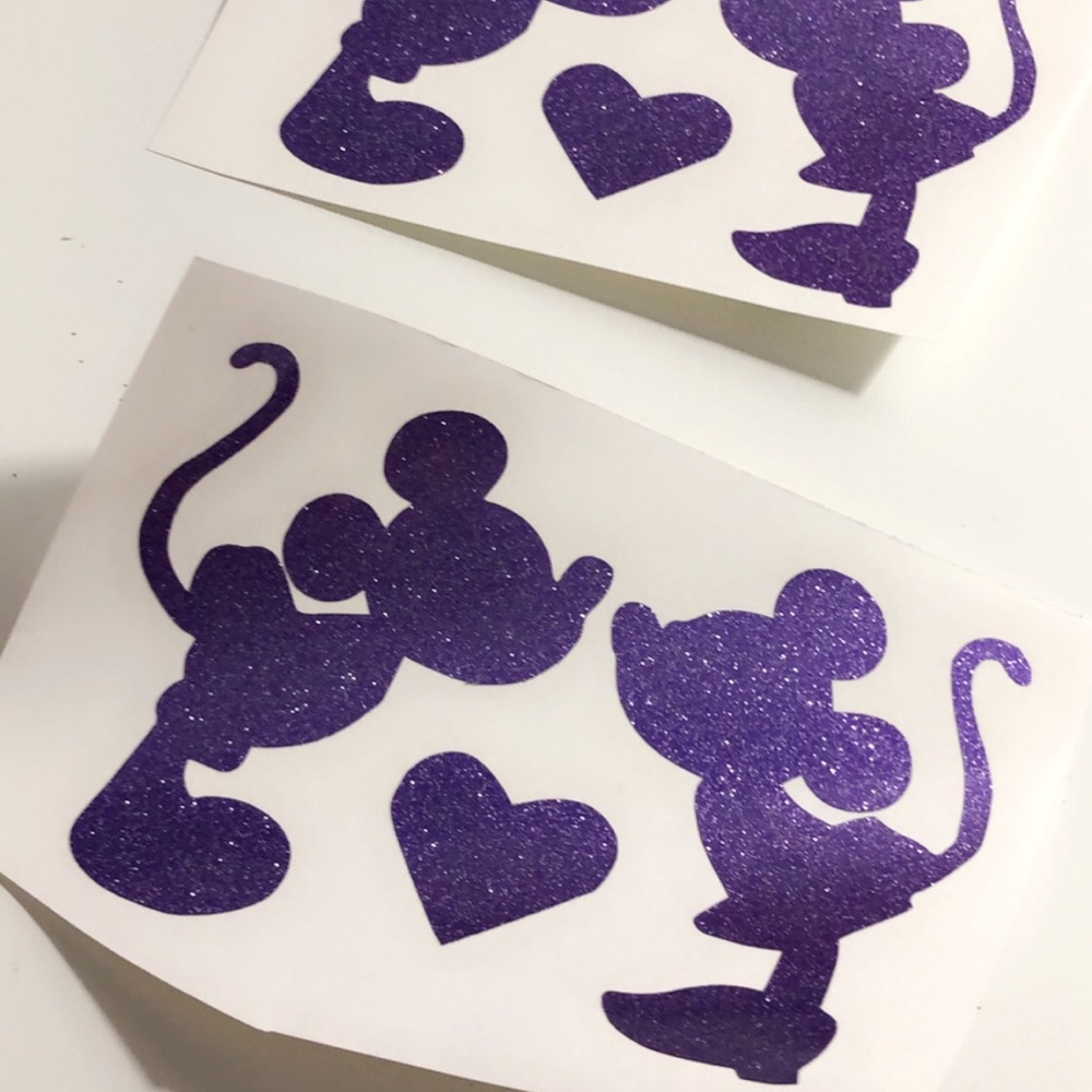 Mickey & Minnie Vinyl Sticker